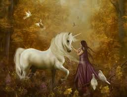 girl and unicorn